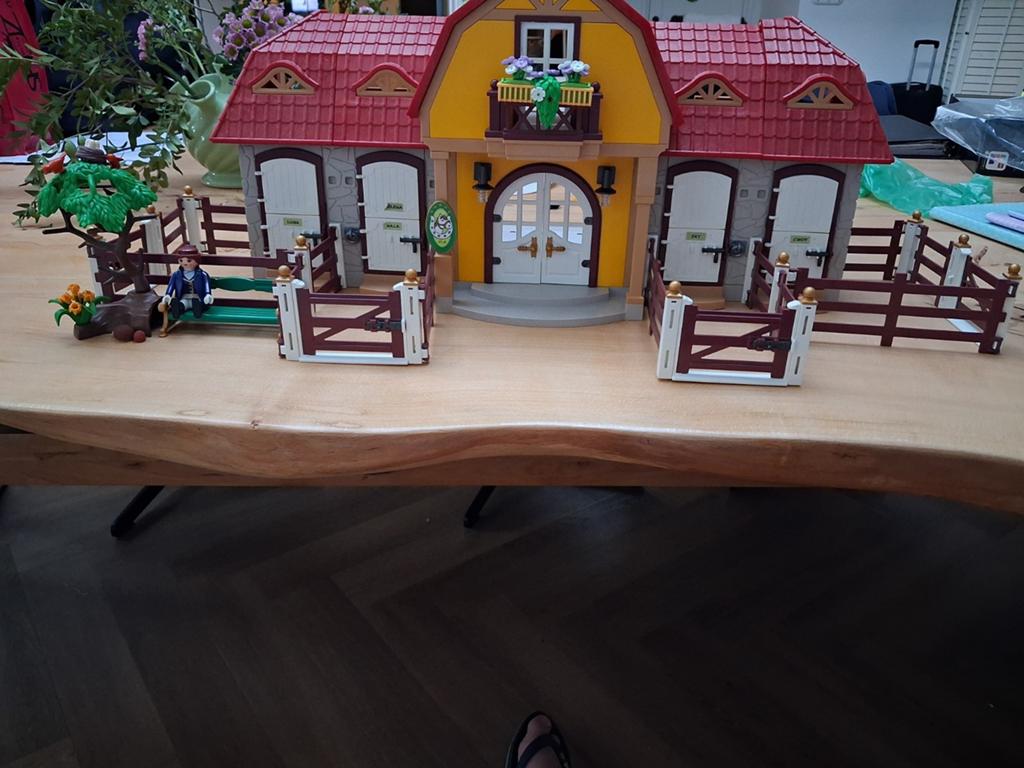 Playmobil Paardenstal 5221, Ophalen of Verzenden, Zo goed als nieuw, Complete set