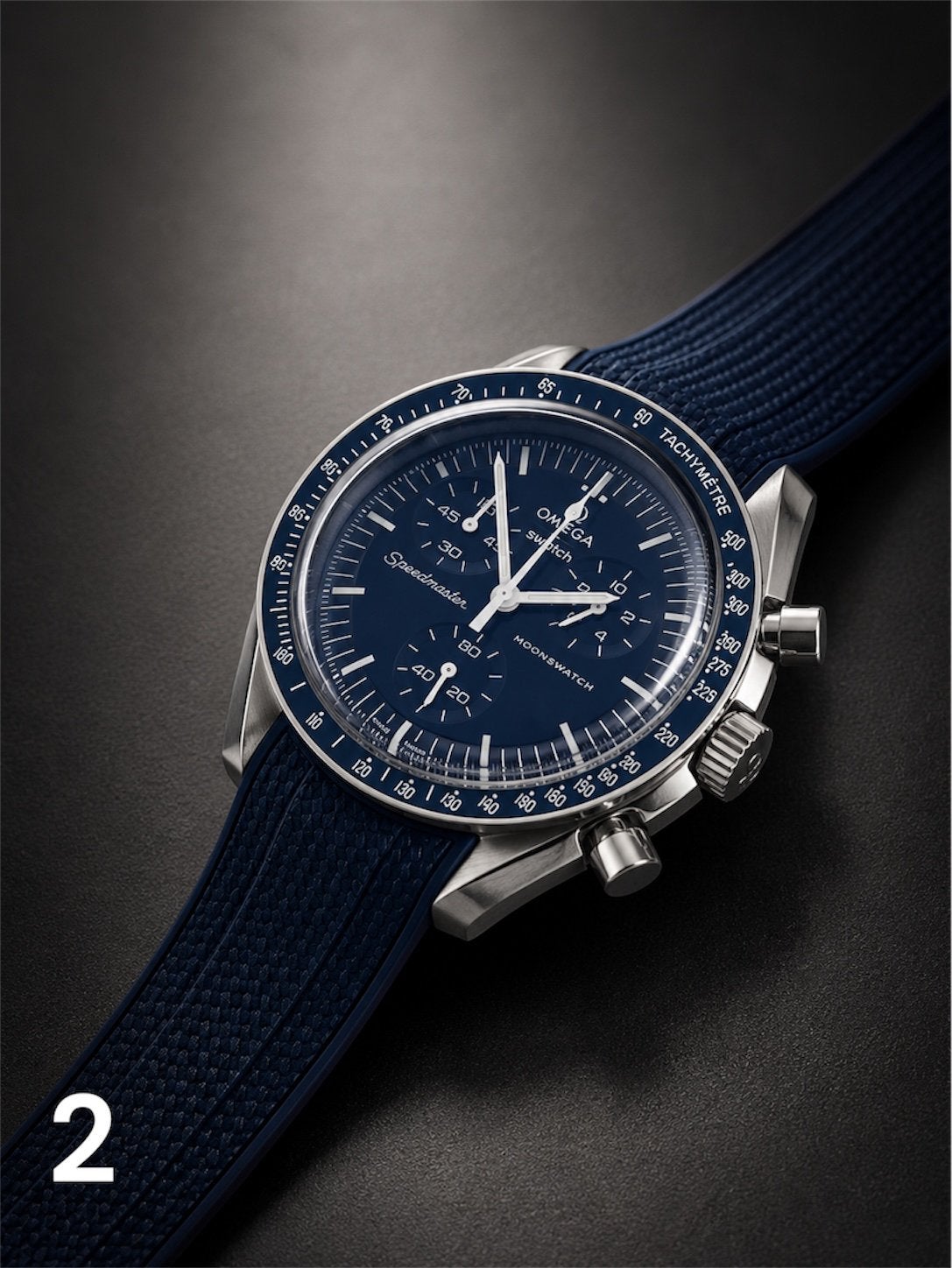 Custom Omega x Swatch Mod.  in stalen uitvoering, Sieraden, Tassen en Uiterlijk, Overige merken, Staal, Polshorloge, Nieuw