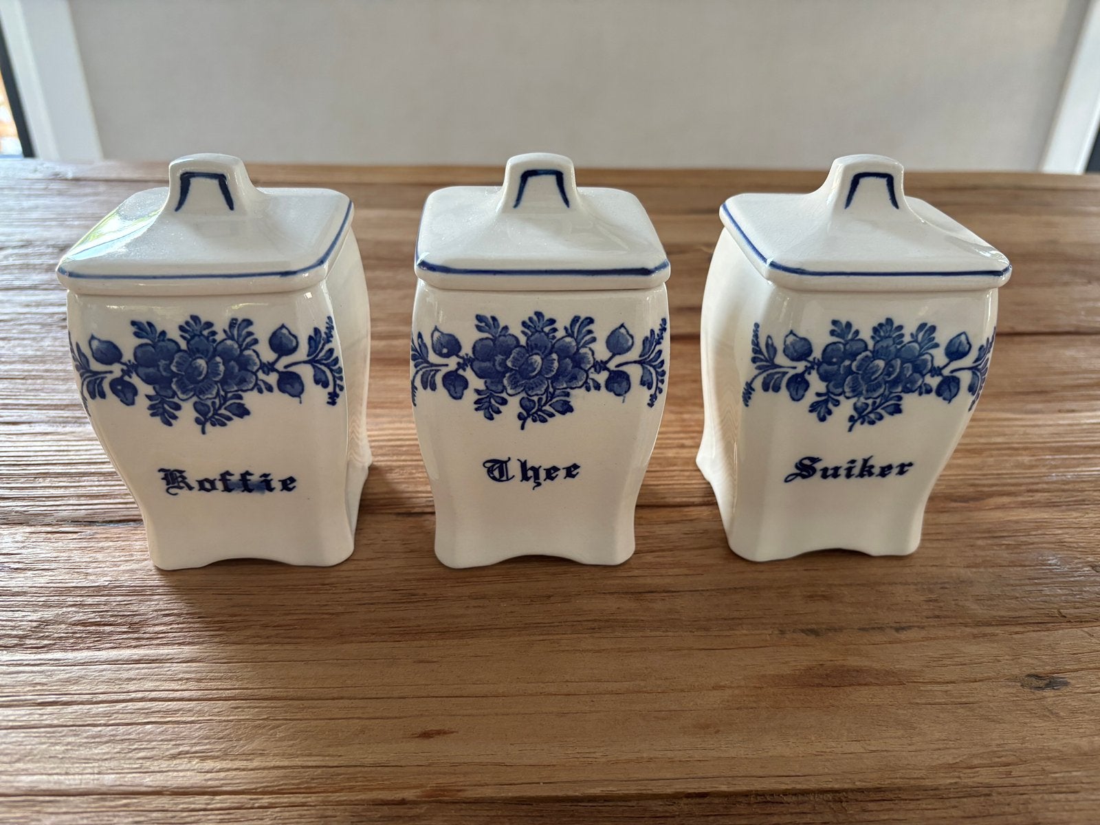 Koffie thee suiker potjes, Ophalen, Gebruikt, Paleis of Waag