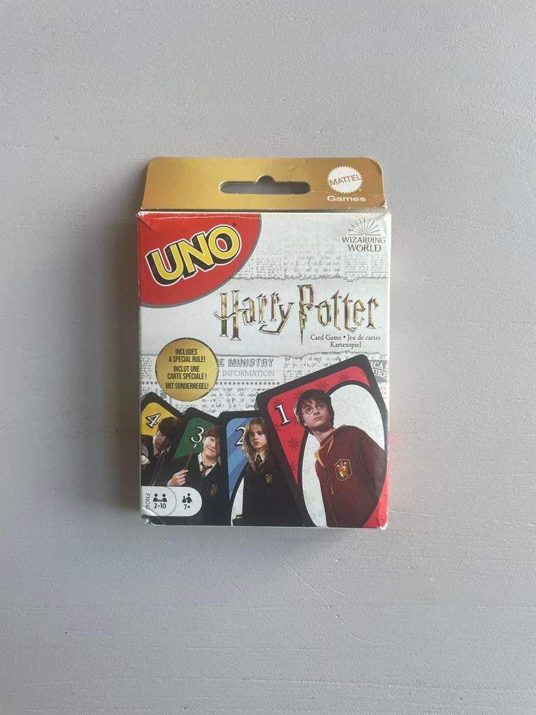 UNO Harry Potter, Vijf spelers of meer, Ophalen of Verzenden, Zo goed als nieuw, Mattel