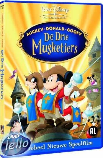 Disney's Mickey Donald Goofy De Drie Musketiers (2004) nieuw, Tekenfilm, Ophalen of Verzenden, Nieuw in verpakking, Alle leeftijden