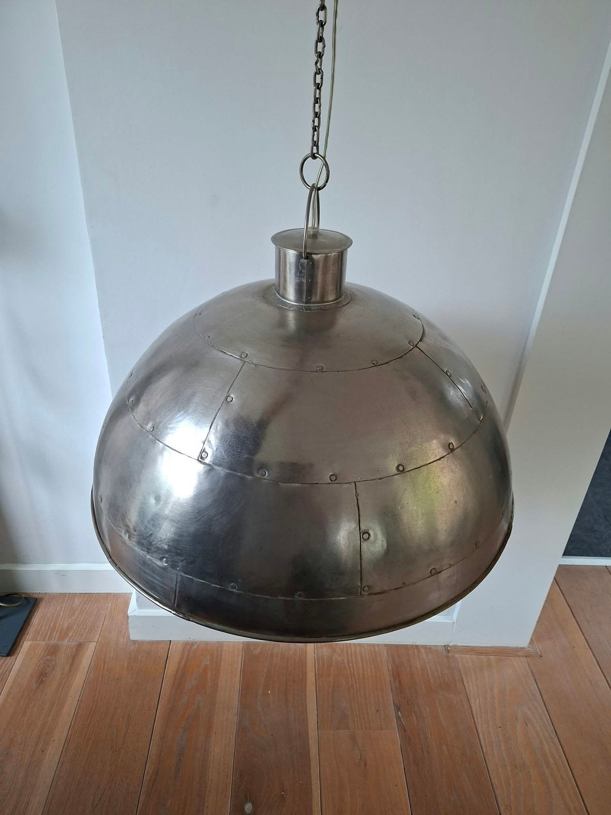 Industriele hanglamp, Ophalen, Zo goed als nieuw, Metaal