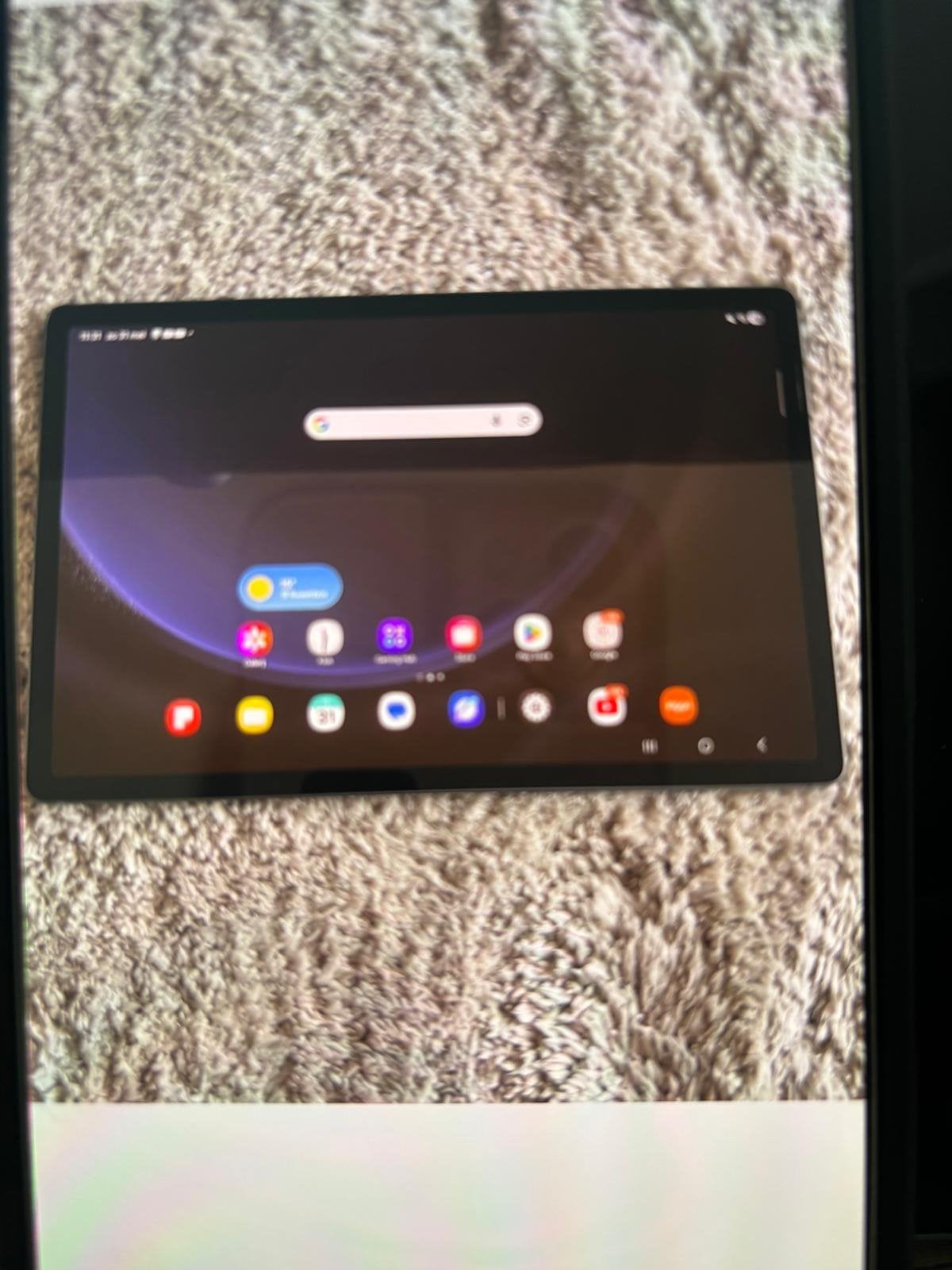 Ipad samsung galaxy tab S9FE, Ophalen, Zo goed als nieuw, 12 inch