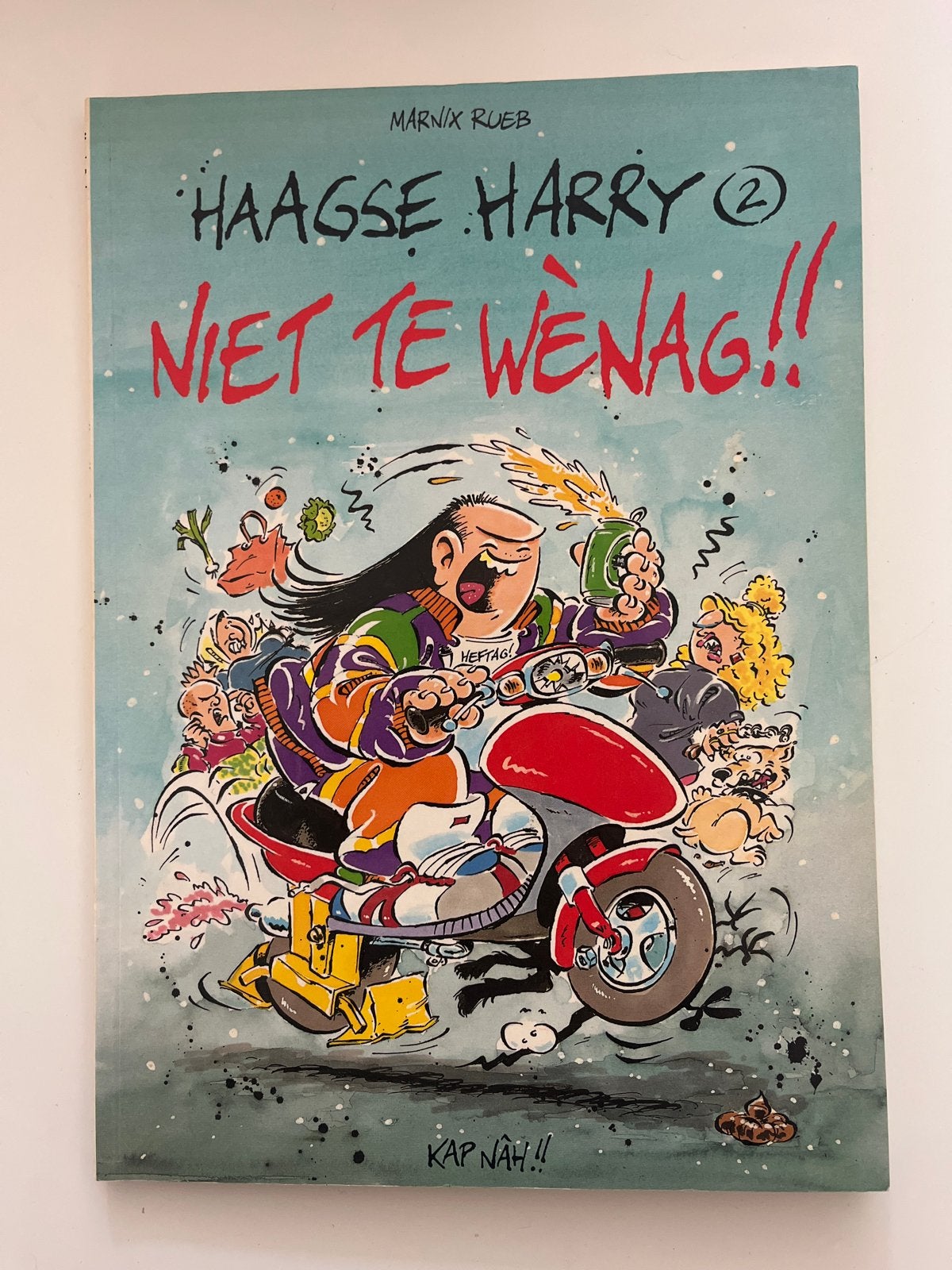 Haagse Harry 2: Niet te Wènag!! - Marnix Rueb, Eén stripboek, Ophalen of Verzenden, Gelezen