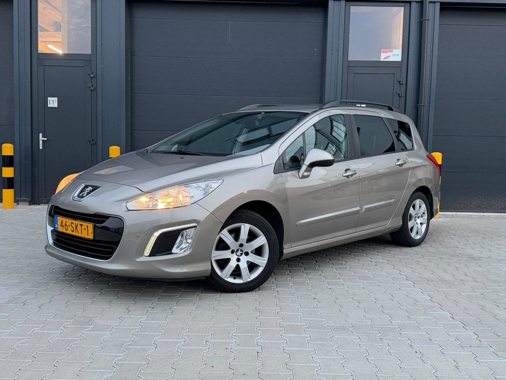 Peugeot 308 1.6 VTI AUT 2de EIG. | NWE APK | CLIMA | CRUISE, Auto's, Stof, Zwart, 4 cilinders, 715 kg