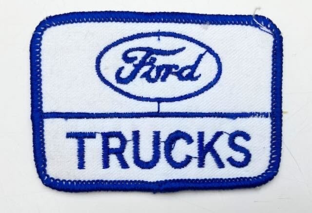 FORD TRUCKS  -  patch opnaai embleem 80s +- 7x5cm, Verzamelen, Ophalen of Verzenden, Zo goed als nieuw, Auto's