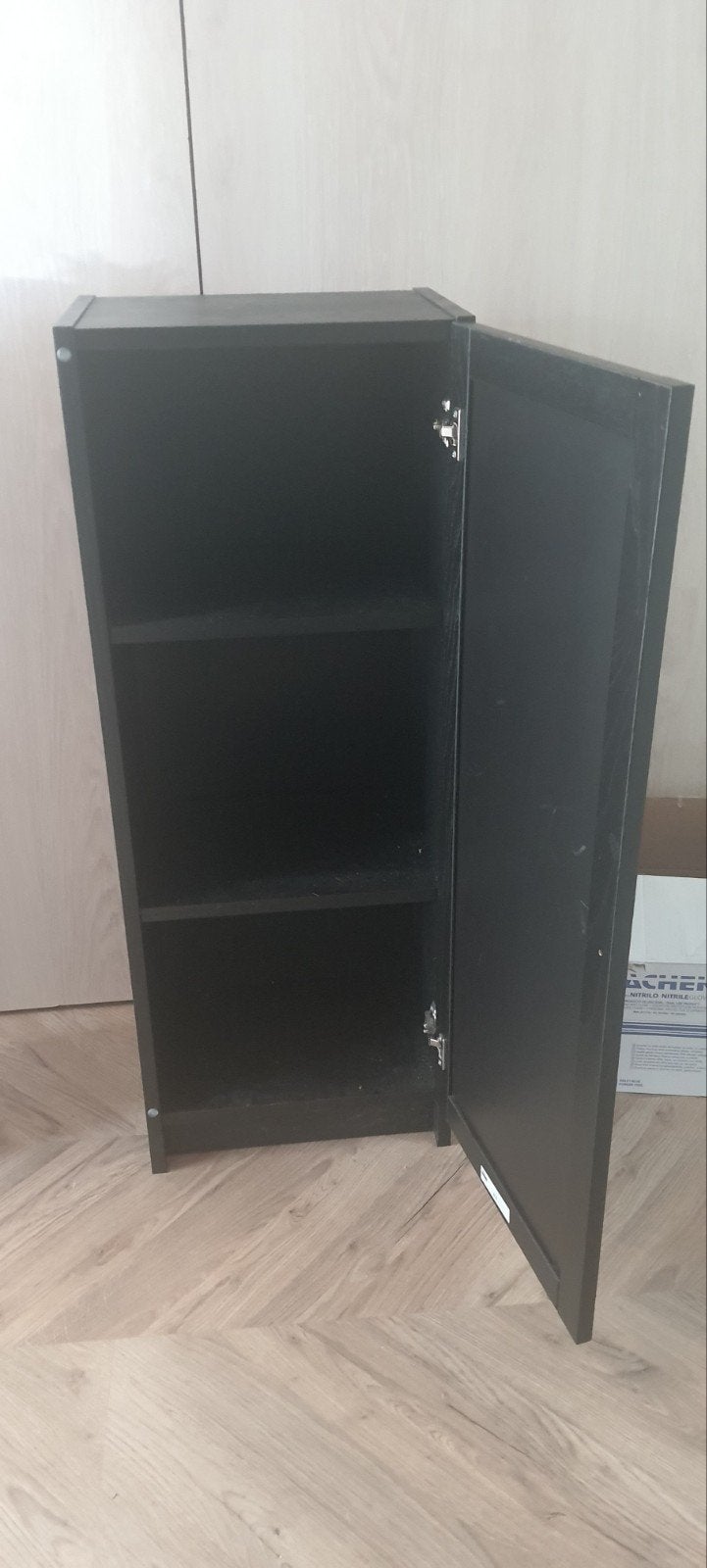 twee zwarte  ikea kastjes, Ophalen, 25 tot 50 cm