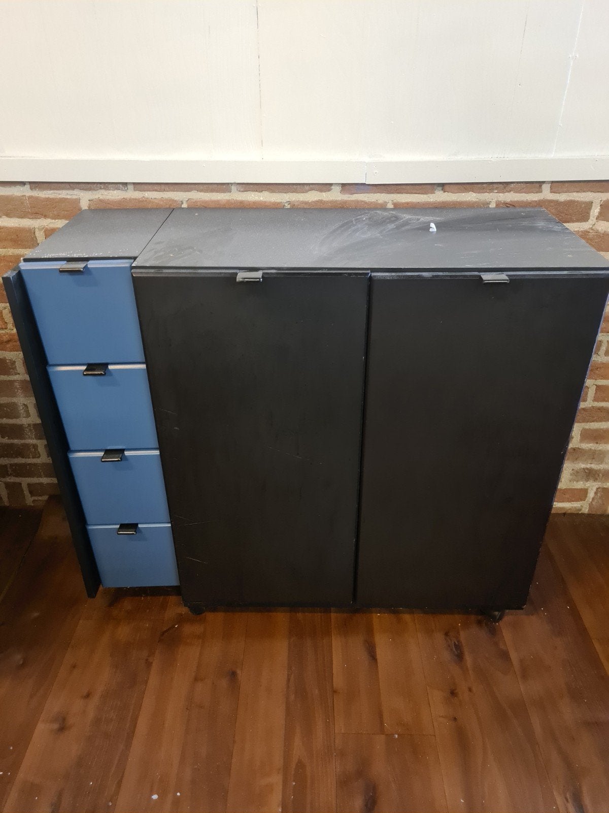 gratis kastje hout, Huis en Inrichting, Kasten | Roldeurkasten en Archiefkasten, Ophalen, Gebruikt, 50 tot 100 cm, Minder dan 100 cm
