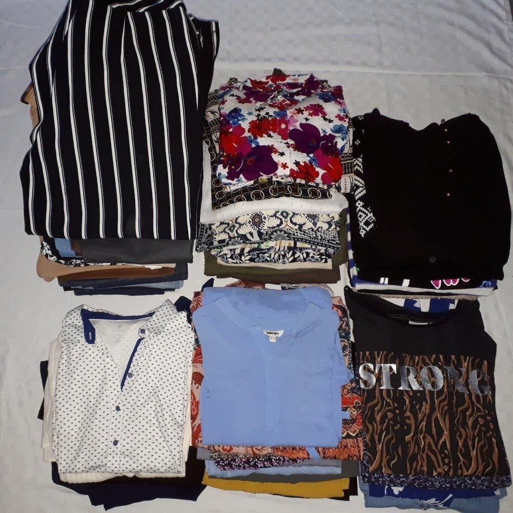Groot kledingpakket dames L / XL, 70 stuks, Kleding | Dames, Ophalen of Verzenden, Zo goed als nieuw, Maat 42/44 (L)