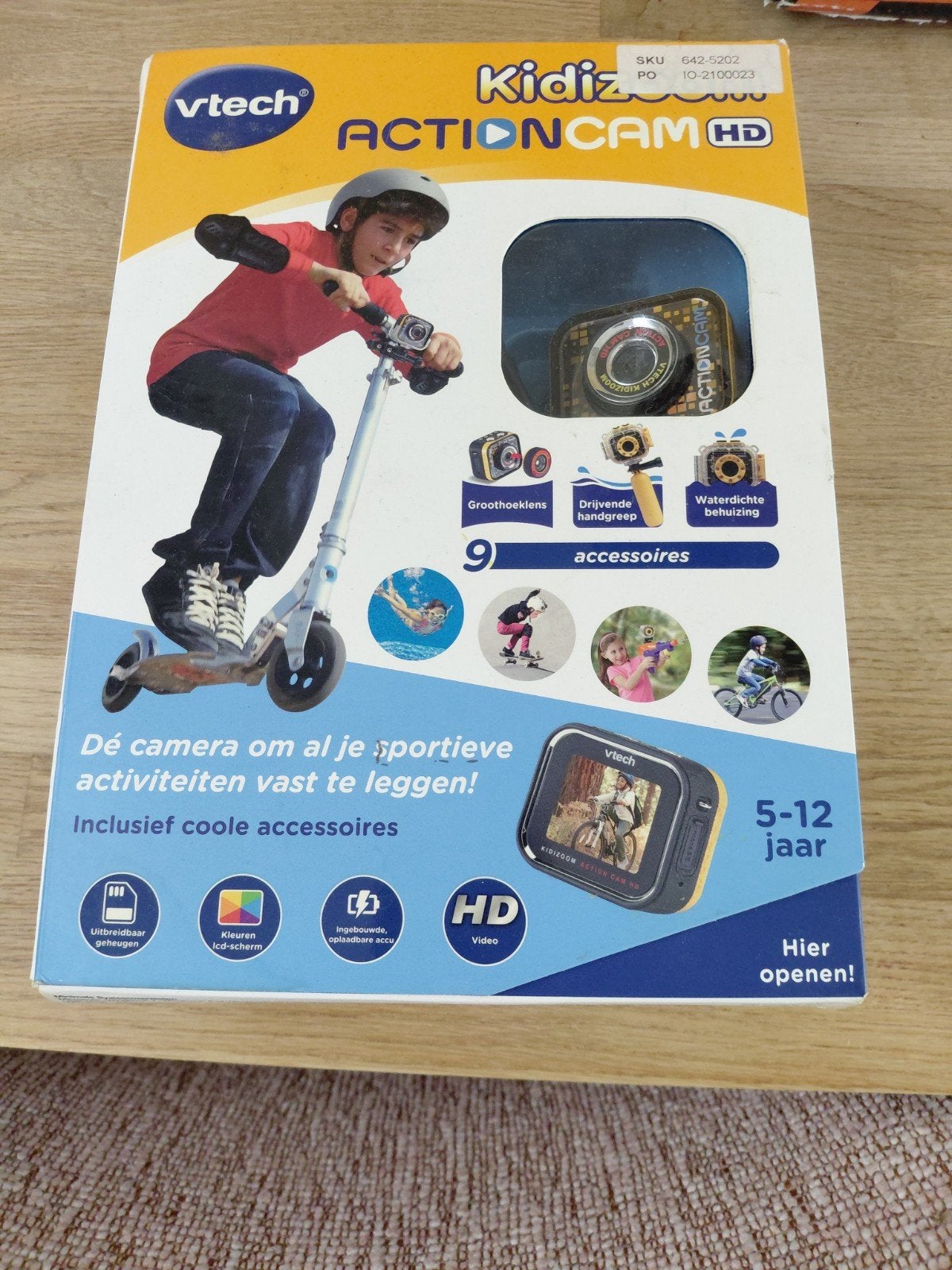 Vtech Kidizoom Action Cam HD - Avontuurlijke  camera., Ophalen, Zo goed als nieuw, Overige merken