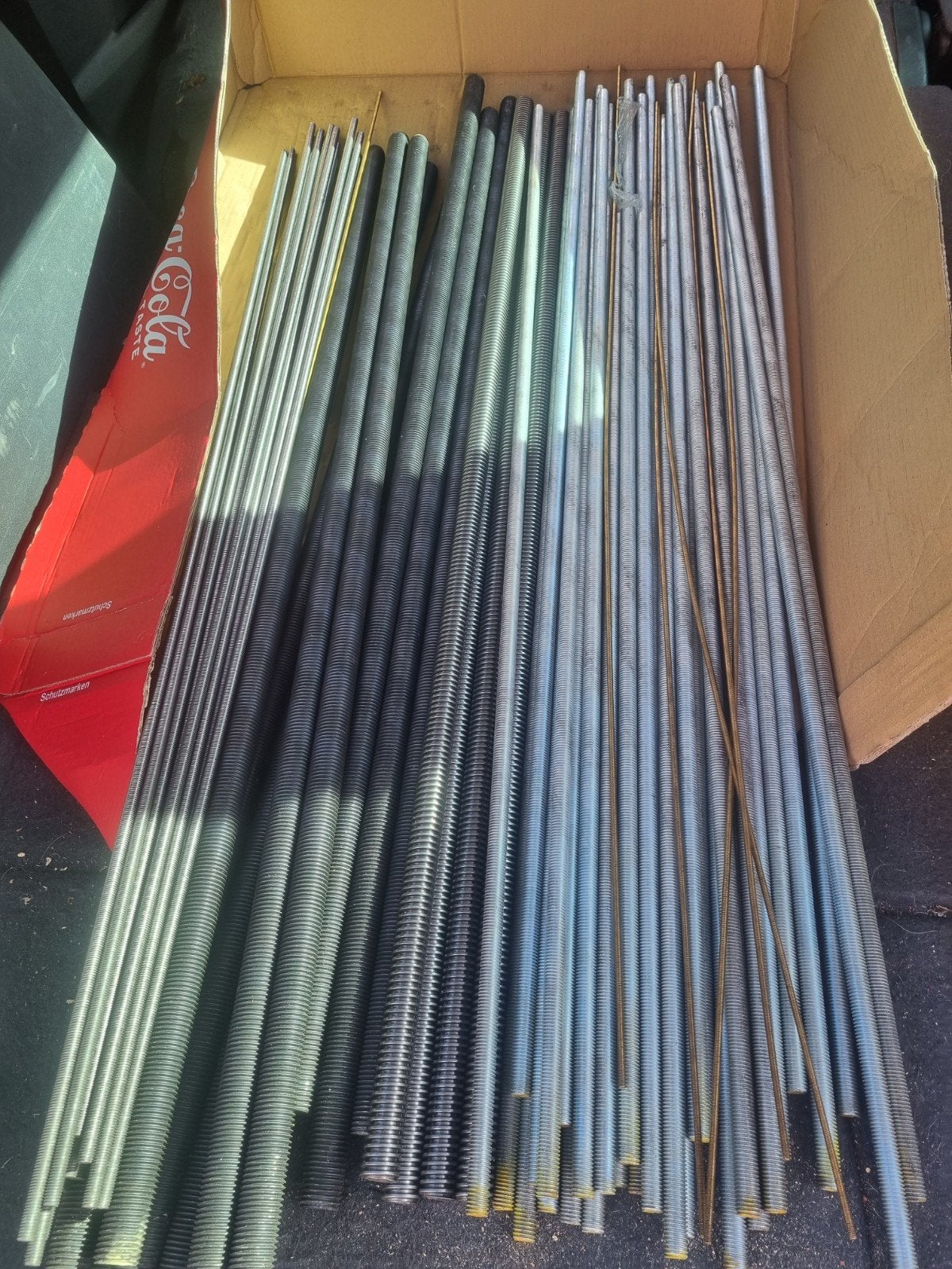 draadeind verschillende maten 63 stuks, Ophalen, Nieuw, 50 tot 100 mm