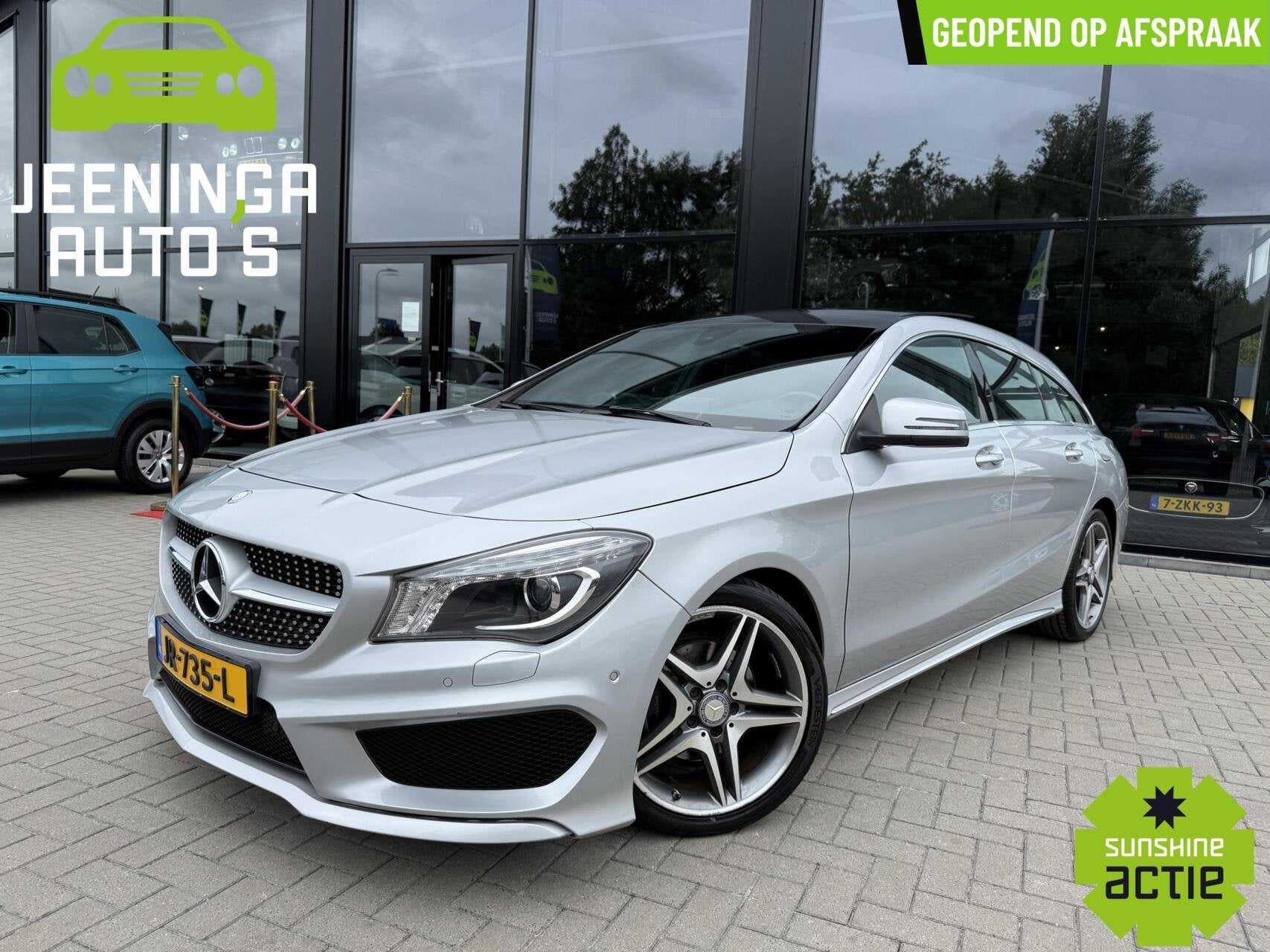 Mercedes CLA-klasse 180 Ambition AMG line|Pano|Camera|Alcant, Auto's, CLA, 730 kg, Gebruikt, 4 cilinders