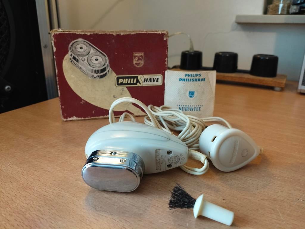 Vintage Philips Philishave type 7743 - Draait langzaam, Ophalen of Verzenden