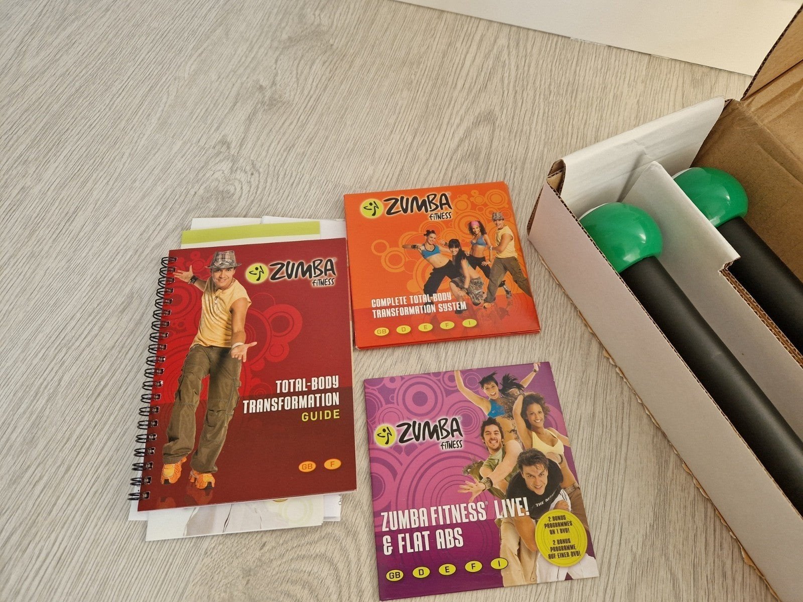Zumba Fitness Total-Body Transformation System, Sport en Fitness, Ophalen, Gebruikt, Benen, Overige typen