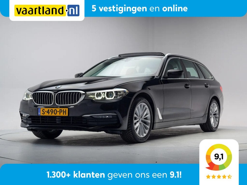 BMW 5 Serie 520i Executive Aut. [ Panoramadak Navi Trekhaak, Automaat, 1998 cc, 4 cilinders, 2000 kg