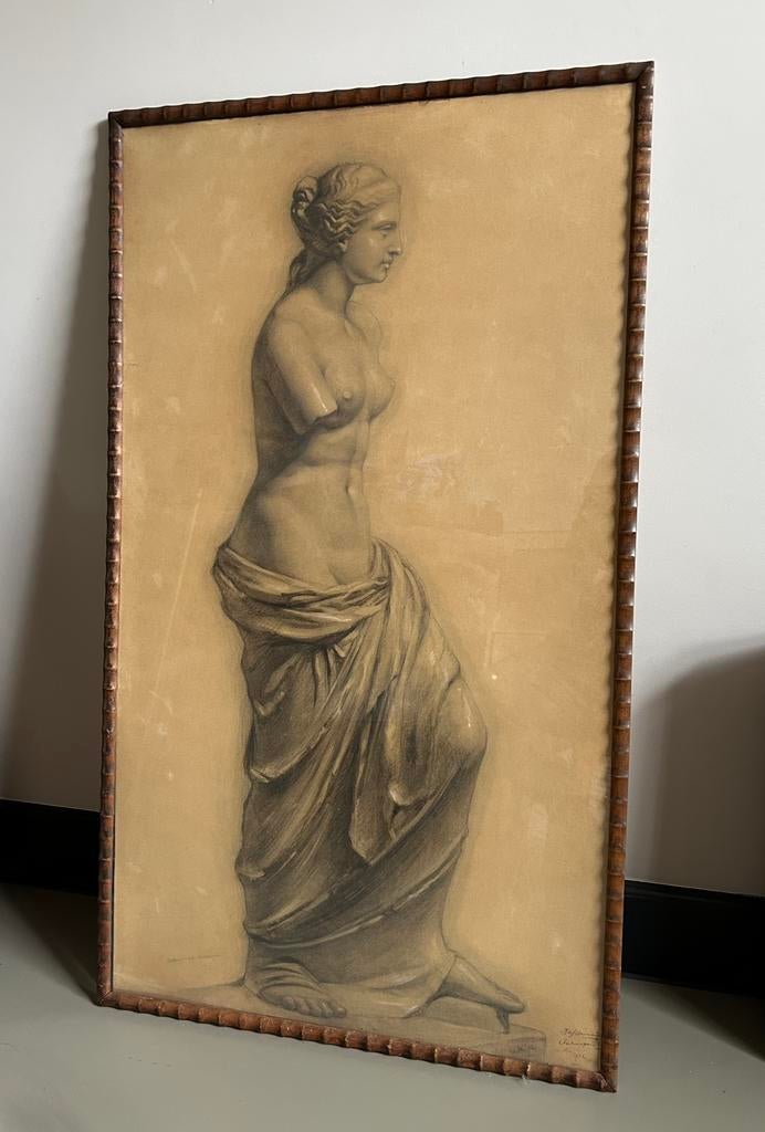 Academische tekening uit 1902, Antiek en Kunst, Ophalen