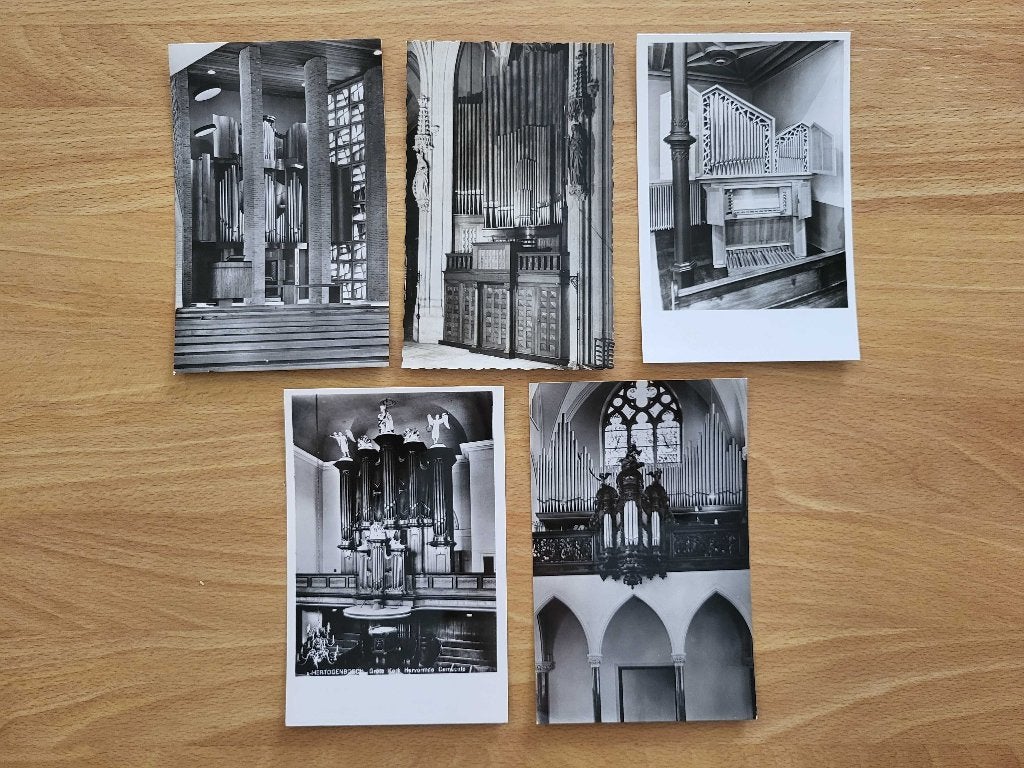 ansicht Den Bosch Kerkorgels orgels div. Kerken in DB (5x), Ophalen of Verzenden, Voor 1920, Noord-Brabant