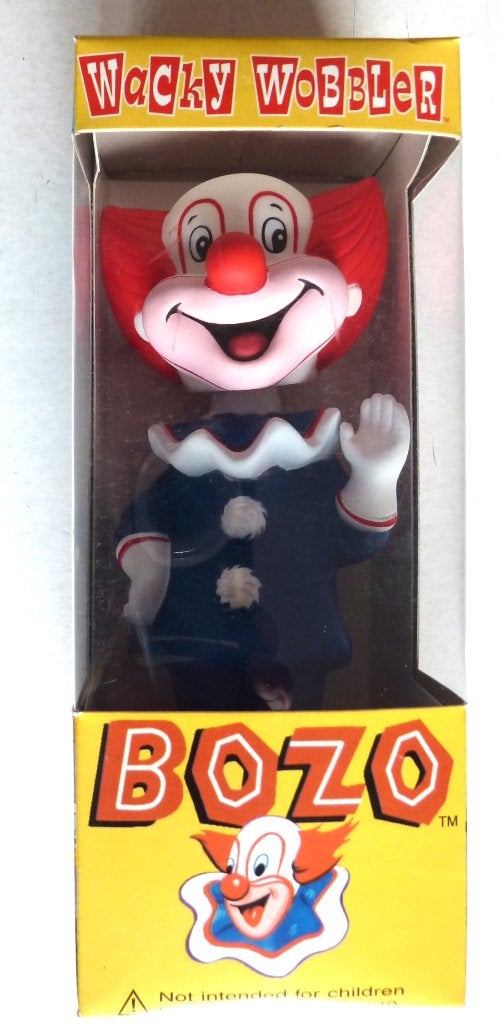 Bozo The Clown Funko Wacky Wobbler MIB, Ophalen of Verzenden, Nieuw, Tv, Actiefiguur of Pop