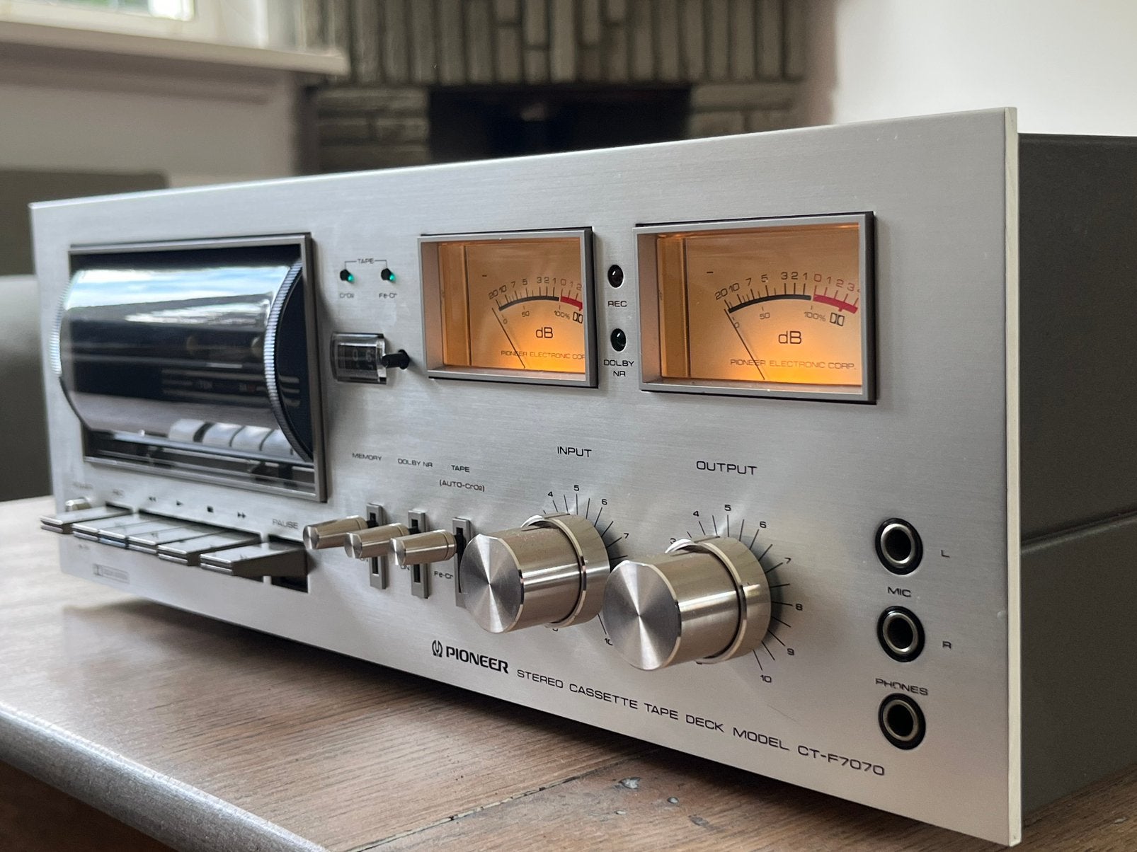 PIONEER CT-F7070 Cassettedeck | Nieuwe Snaren, Ophalen of Verzenden, Enkel, Overige merken