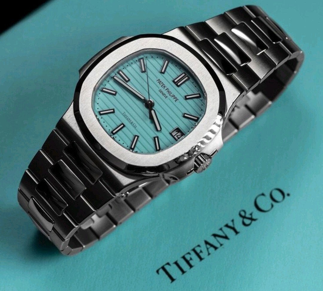 Patek Philippe Nautilus Tiffany And Co, Sieraden, Tassen en Uiterlijk, Ophalen of Verzenden, Nieuw, Staal, Overige merken