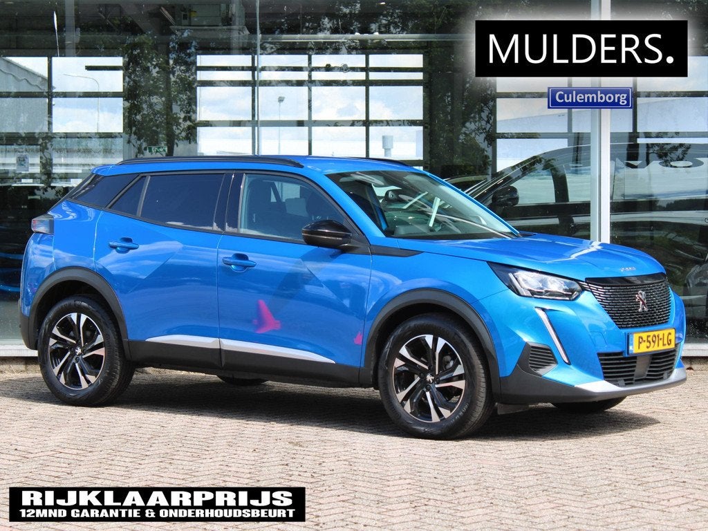 Peugeot 2008 1.2 PT 130pk Allure Pack | Camera/Navi/Climate, 12 maanden, Euro 6, 1199 cc, Blauw