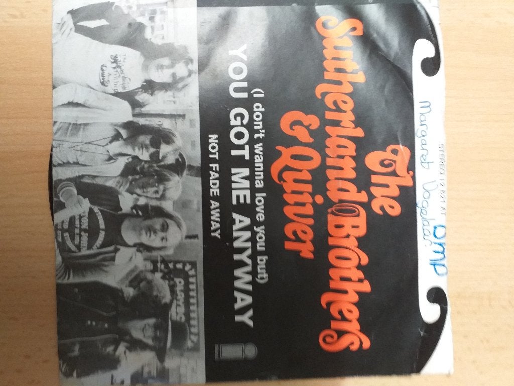 Sutherland Brothers & Quiver ‎– You got me anyway, Gebruikt, 7 inch, Ophalen of Verzenden, Pop