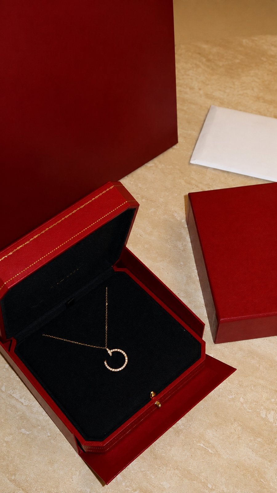 Juste un Clou ketting van 18 karaat goud en diamanten, Ophalen, Overige kleuren, Nieuw, Met edelsteen