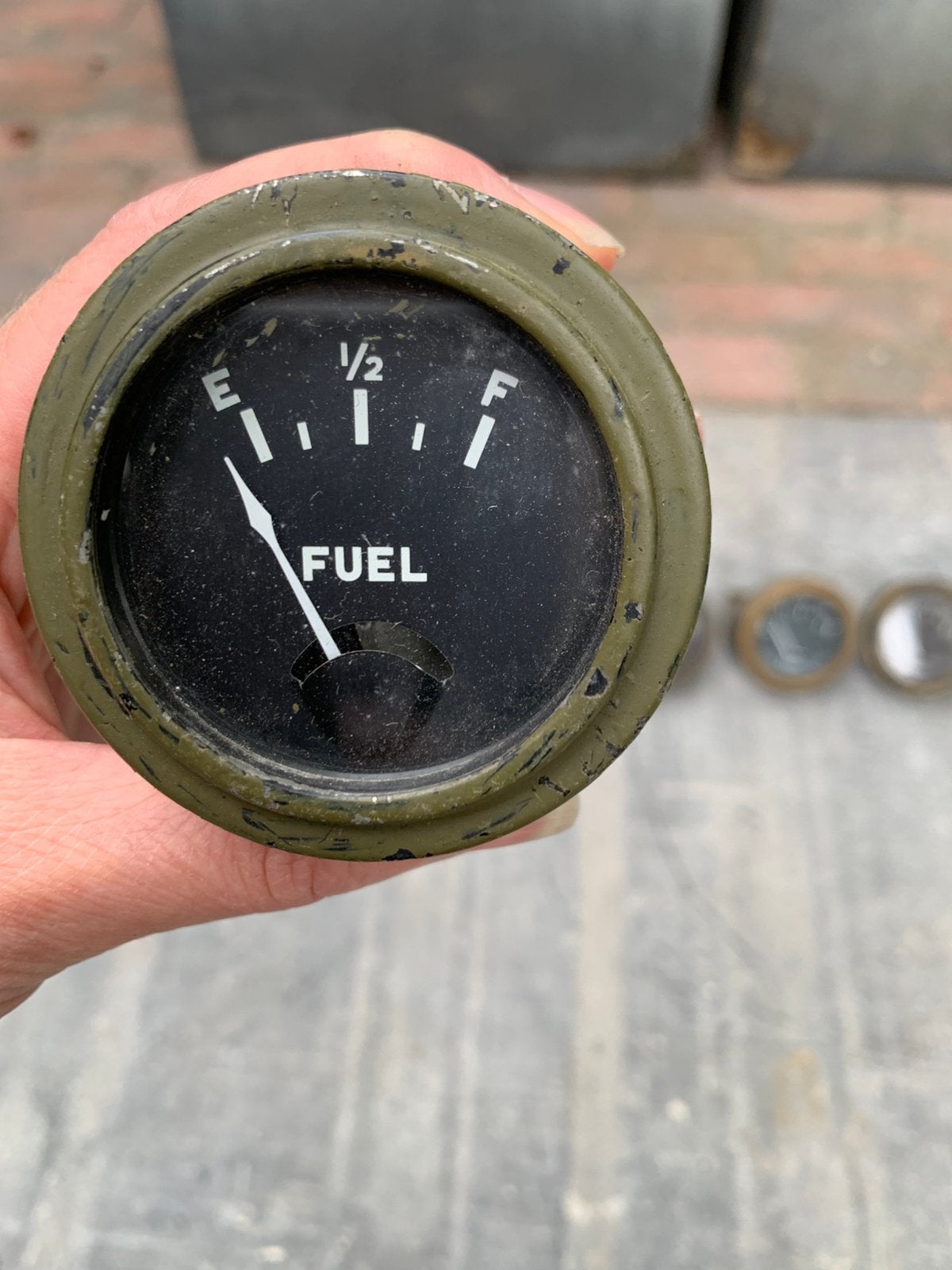 Fuel Gauge brandstofmeter US oldtimer leger Jeep Dodge, Ophalen of Verzenden, Amerika