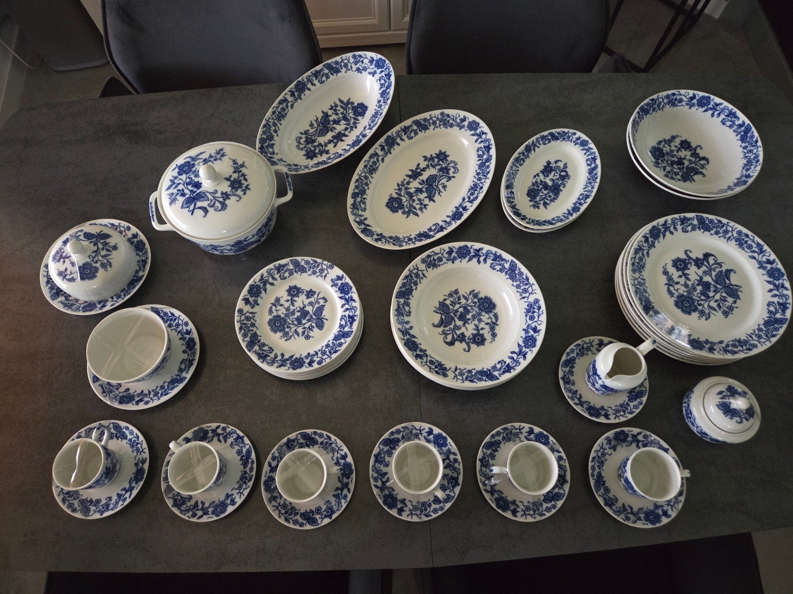 servies, Ophalen