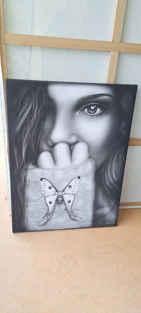Canvas doek schilderij 60x80 cm, Ophalen, Nieuw, 50 tot 75 cm, Overige typen