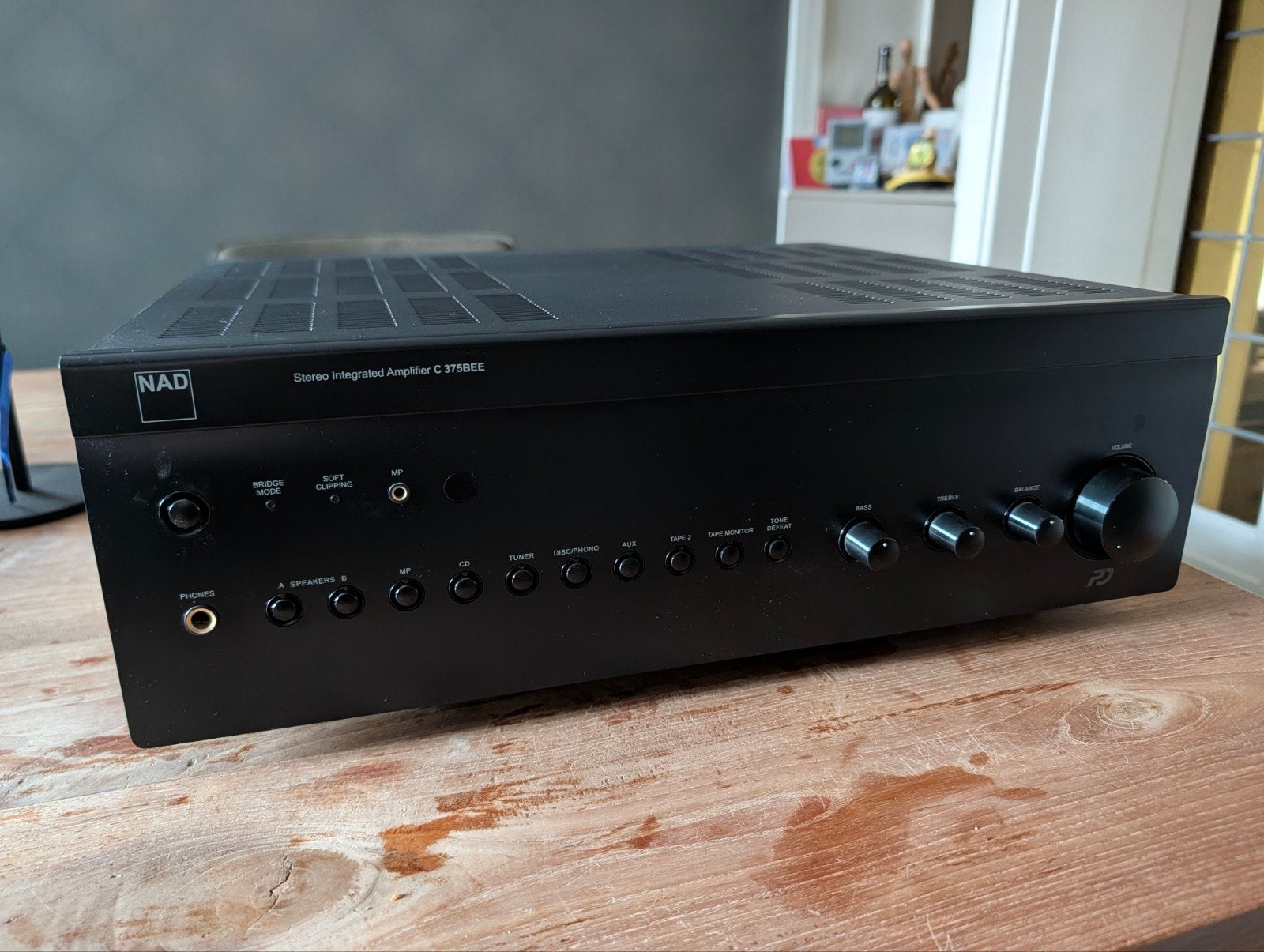 NAD C375BEE Stereo Geïntegreerde Versterker, Audio, Tv en Foto, Versterkers en Receivers, Zo goed als nieuw, 120 watt of meer
