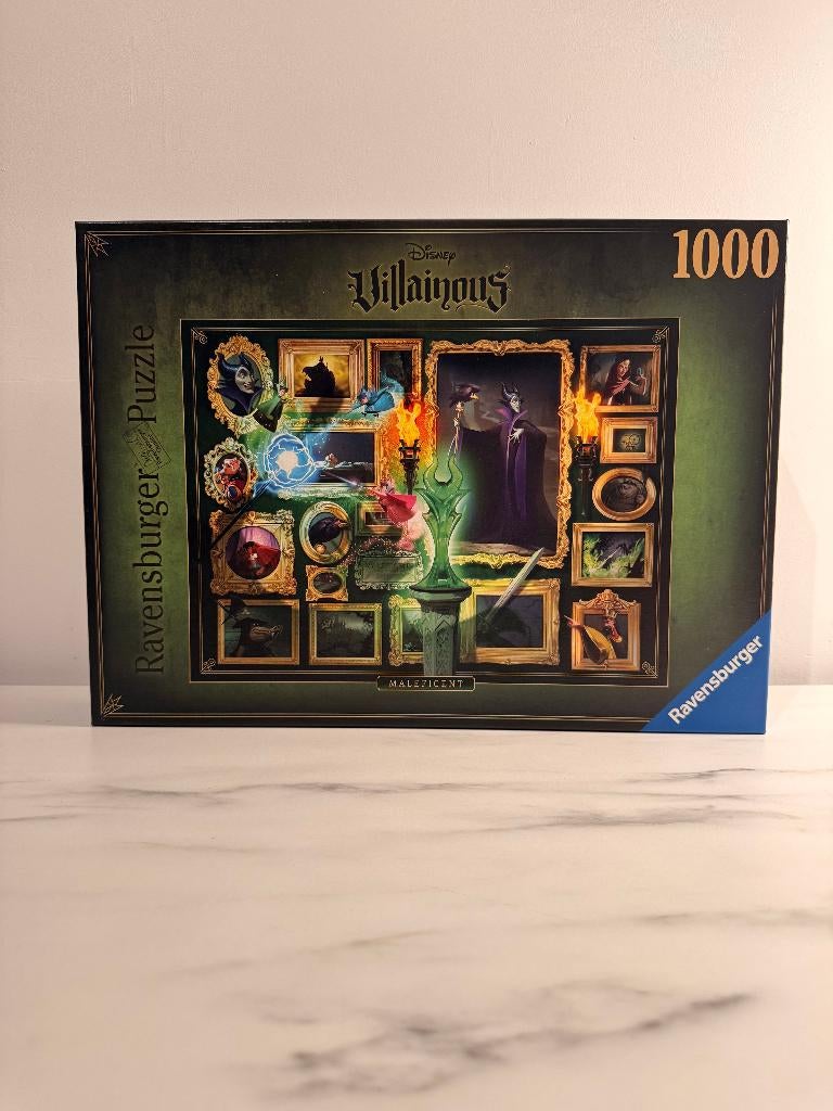 Puzzel Disney Villainous: Malificent - 1000 stukjes, Ophalen of Verzenden, 500 t/m 1500 stukjes, Zo goed als nieuw, Legpuzzel