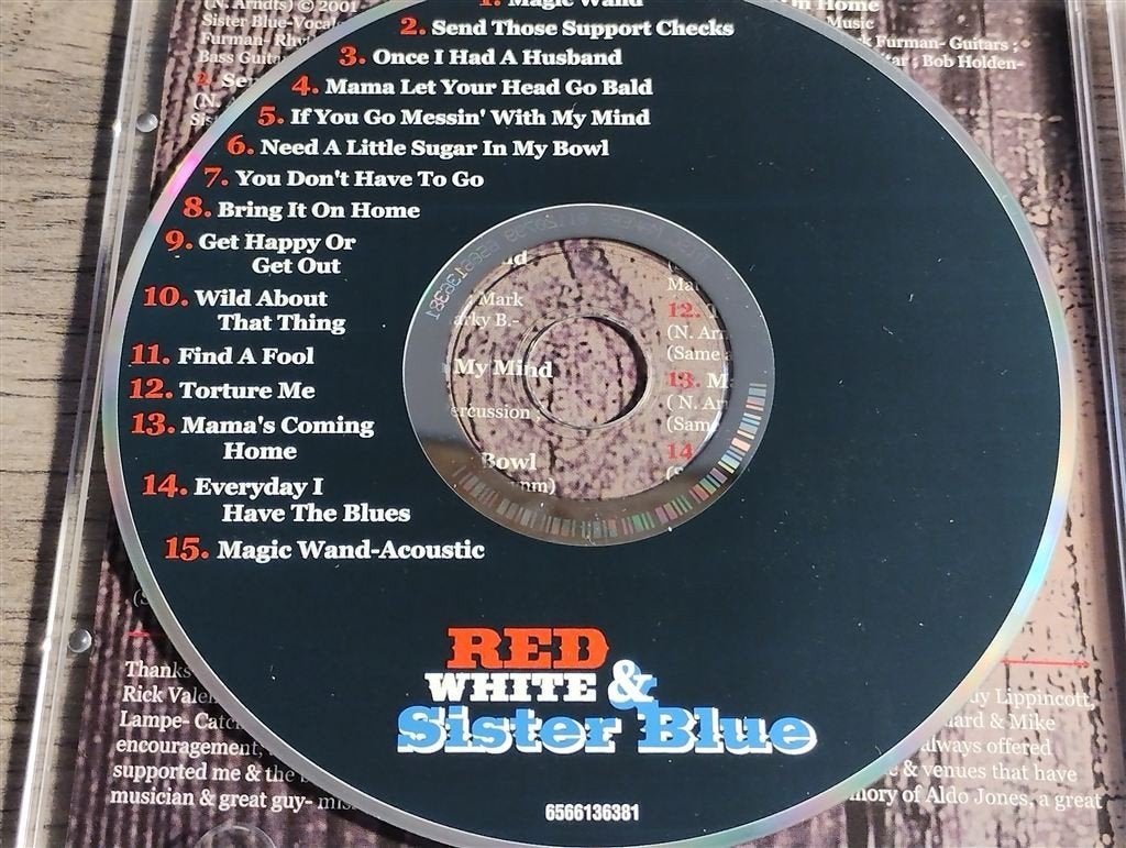 Red White & Sister Blue, Ophalen of Verzenden, Gebruikt, Jazz