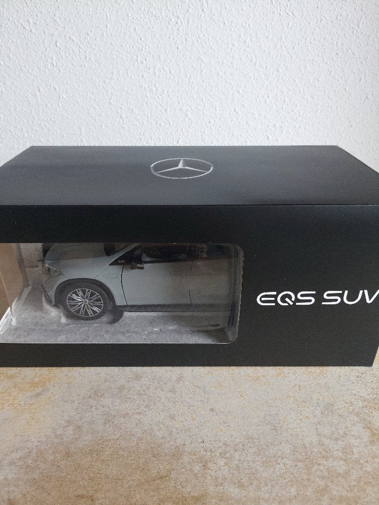 NZG - Mercedes Benz EQS SUV (X296) Alpine Grey, Ophalen of Verzenden, Nieuw, Overige merken