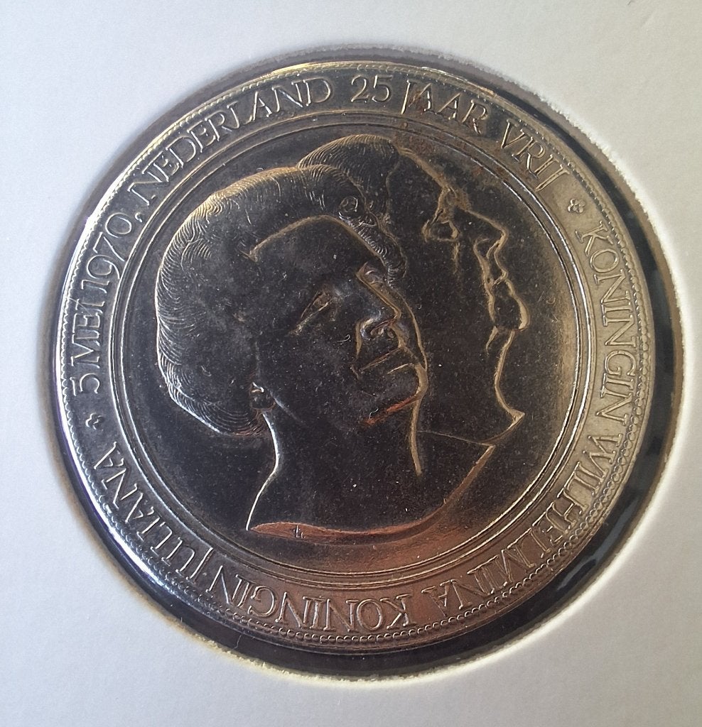 Koningin Wilhelmina Koningin Juliana 25 jaar vrij (#20), Ophalen of Verzenden, Overige materialen