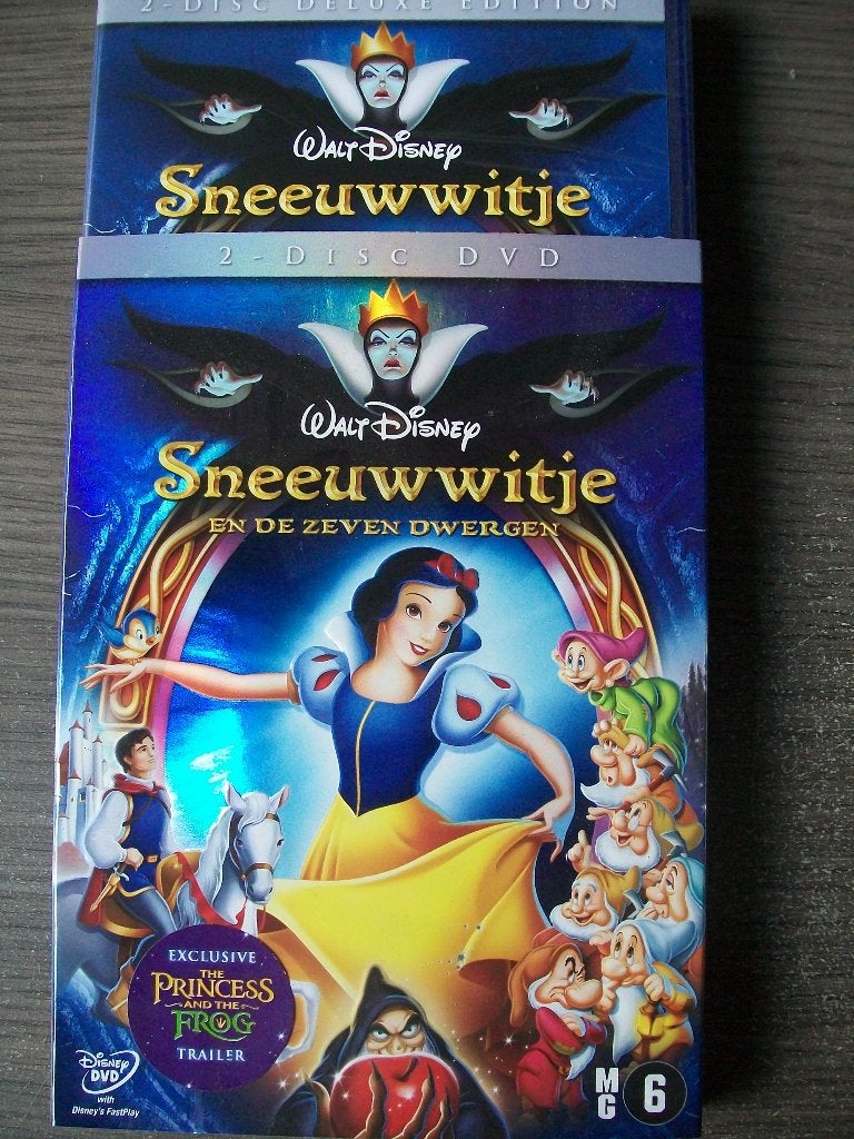 Walt Disney Sneeuwwitje + sleeve rugnr 1 sealed (2-disc), Tekenfilm, Verzenden, Amerikaans, Nederlands