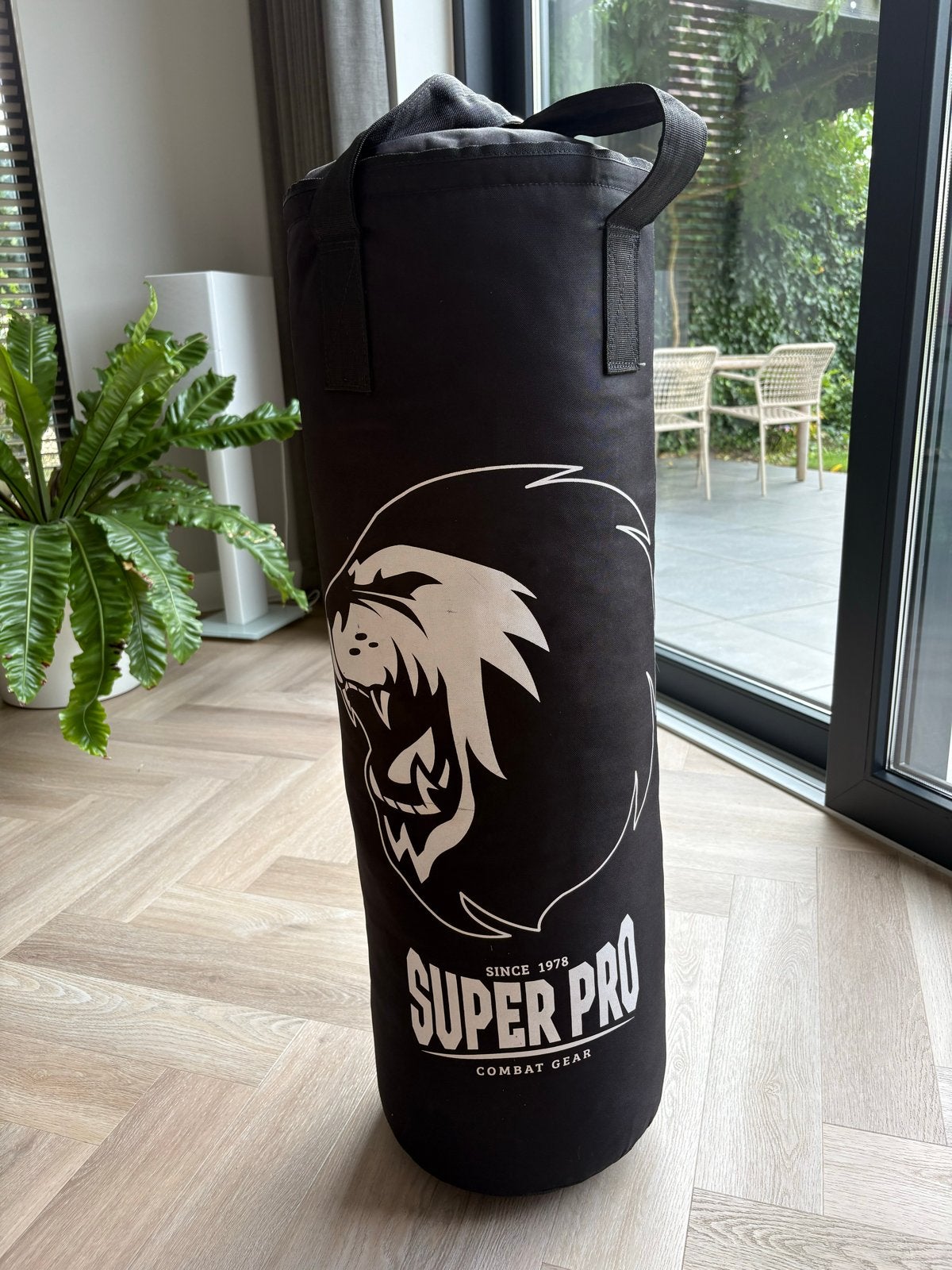 Super Pro Combat Gear Boksbal - Zwart, Sport en Fitness, Ophalen, Zo goed als nieuw, Boksbal