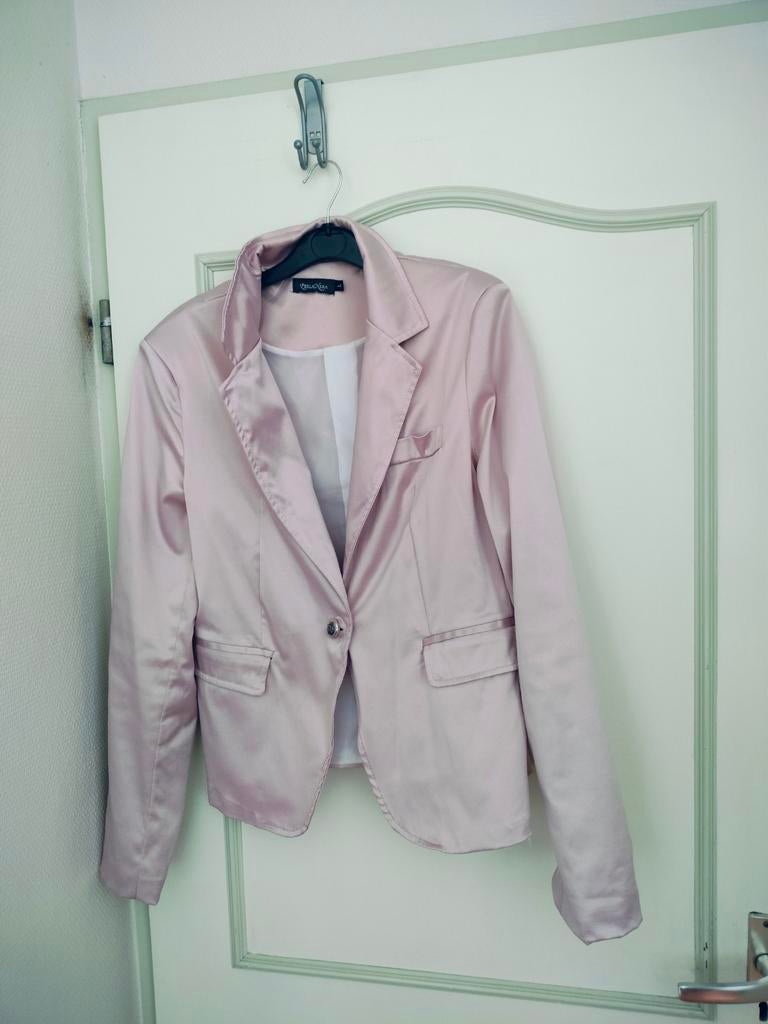 Elegant Roze Jasje - Perfect voor elke gelegenheid, Perla Nera, Maat 42/44 (L), Ophalen of Verzenden, Jasje