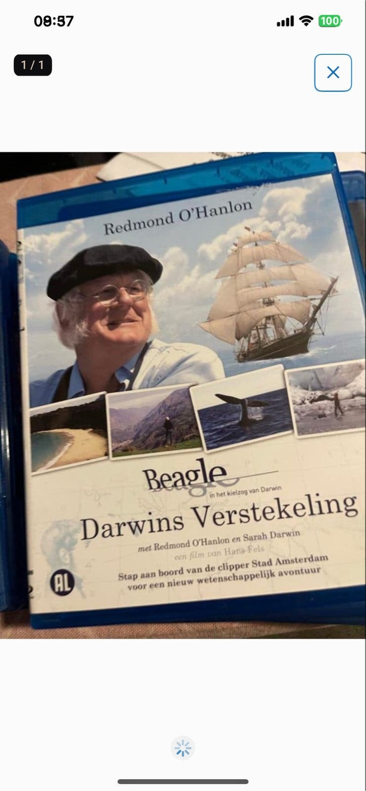 Darwins Verstekeling - Redmond O'Hanlon Blu-ray, Cd's en Dvd's, Documentaire, Alle leeftijden, Nederlands, Documentaire en Educatief