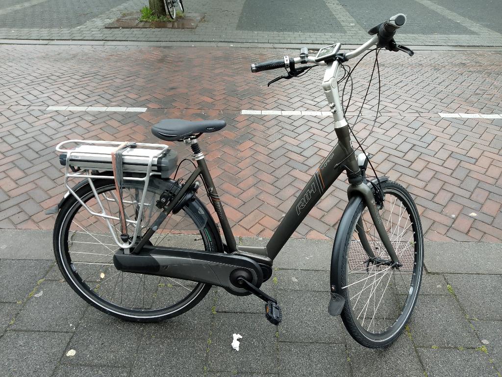 RIH X-Omega d54 elektrische damesfiets middenmotor, -, Velgrem, -, Versnellingen