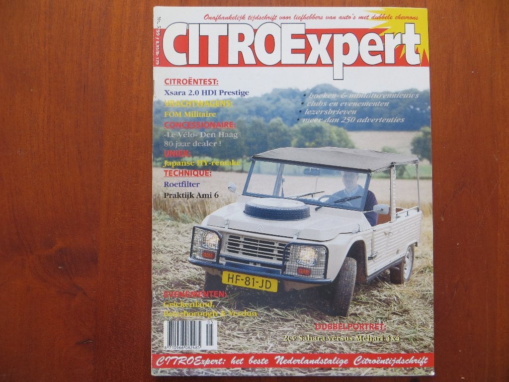 CitroExpert 5 1999 Méhari 4x4, 2CV Sahara 4x4, Xsara, Ophalen of Verzenden, Nieuw, Citroën