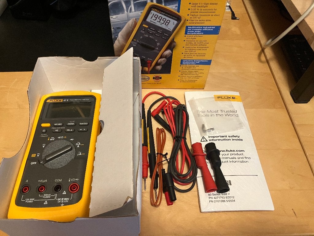 Nieuwe Fluke 87V, Fluke 87-V, Fluke 87 - 5 /EUR., Ophalen, Nieuw, Multimeter