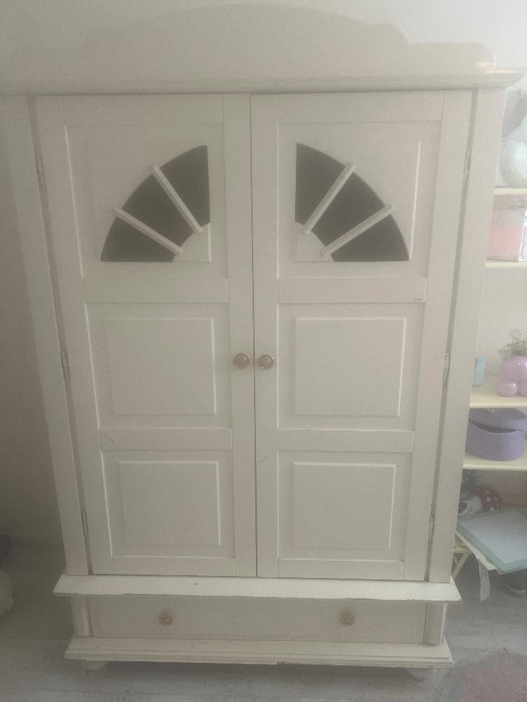 Kinderkamer kast kledingkast vintage gratis, Ophalen, Gebruikt, Kast, 50 tot 70 cm