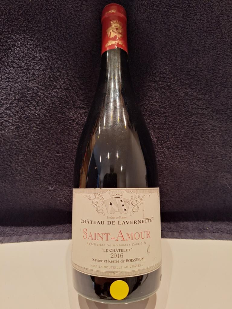 Château de Lavernette Saint-Amour 2016, Verzamelen, Wijnen, Frankrijk, Nieuw, Ophalen of Verzenden, Rode wijn