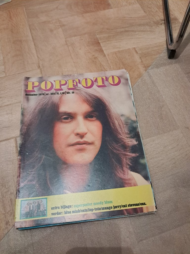 Popfoto - Incl. zgan Superposter Moody Blues, Ophalen of Verzenden, Zo goed als nieuw, Boek, Tijdschrift of Artikel