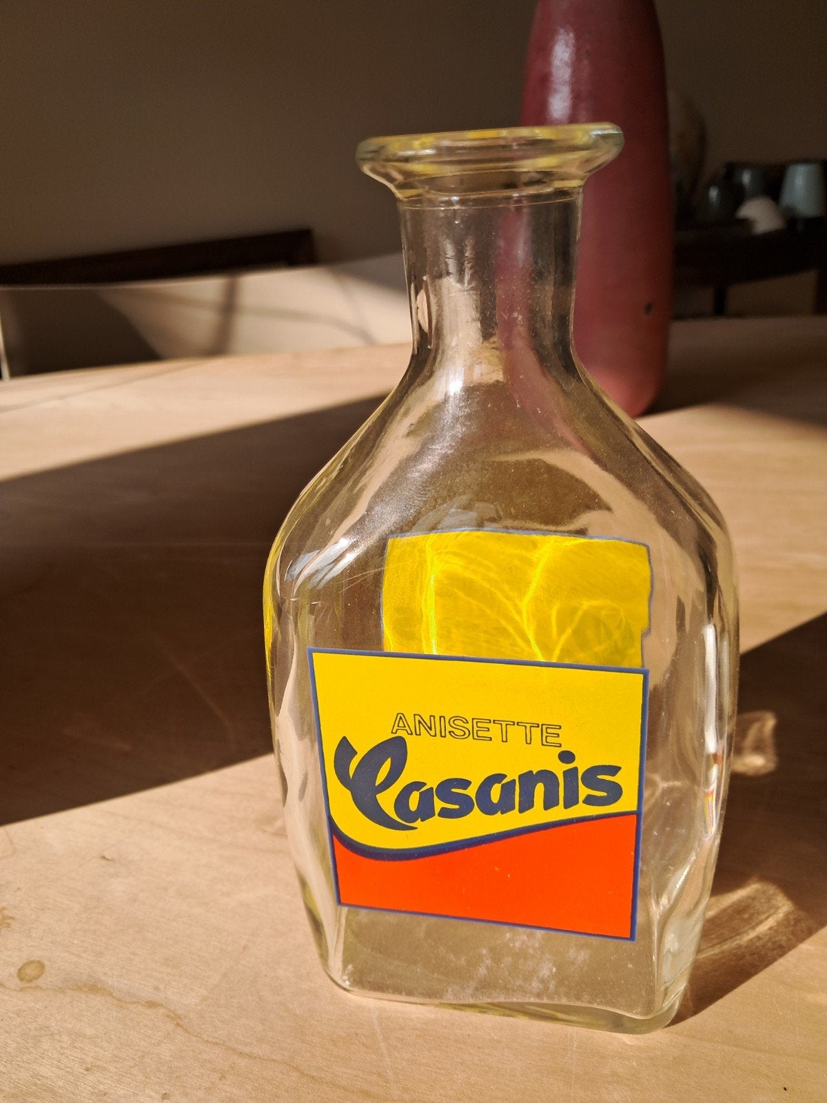Vintage Casanis Anisette set: fles en asbak, Ophalen of Verzenden