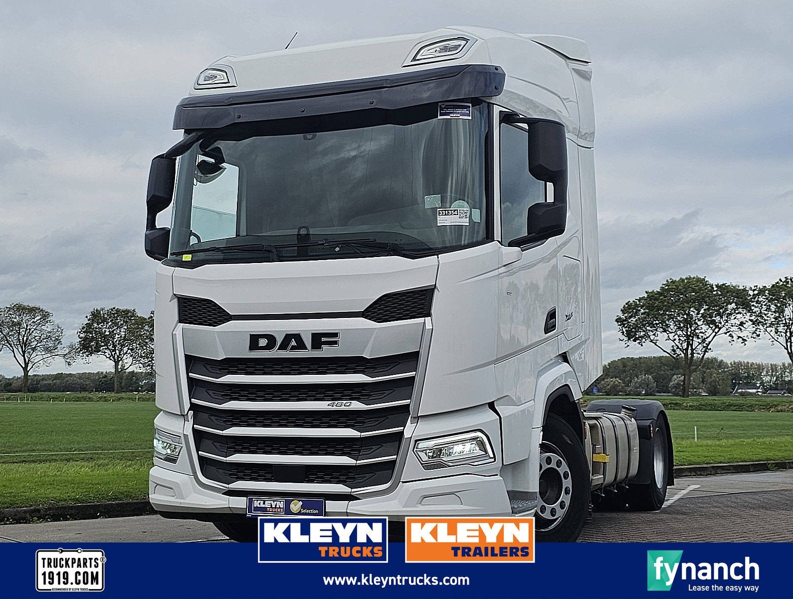 DAF XFN 480, Automaat, Euro 6, Wit, Bedrijf