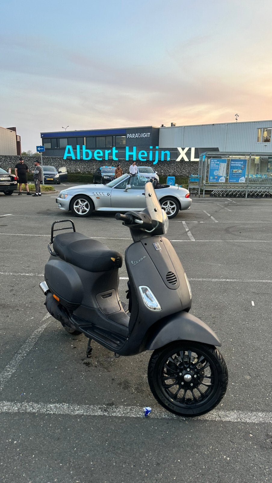 Vespa lx 70cc Nardo grey, Ophalen, Tweetakt, Gebruikt, Maximaal 45 km/u