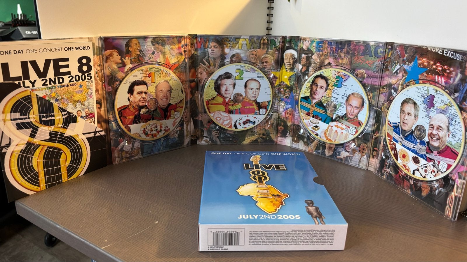 Live 8 - One Day One Concert One World DVD Boxset, Cd's en Dvd's, Dvd's | Muziek en Concerten, Zo goed als nieuw, Concert, Inclusief doosje