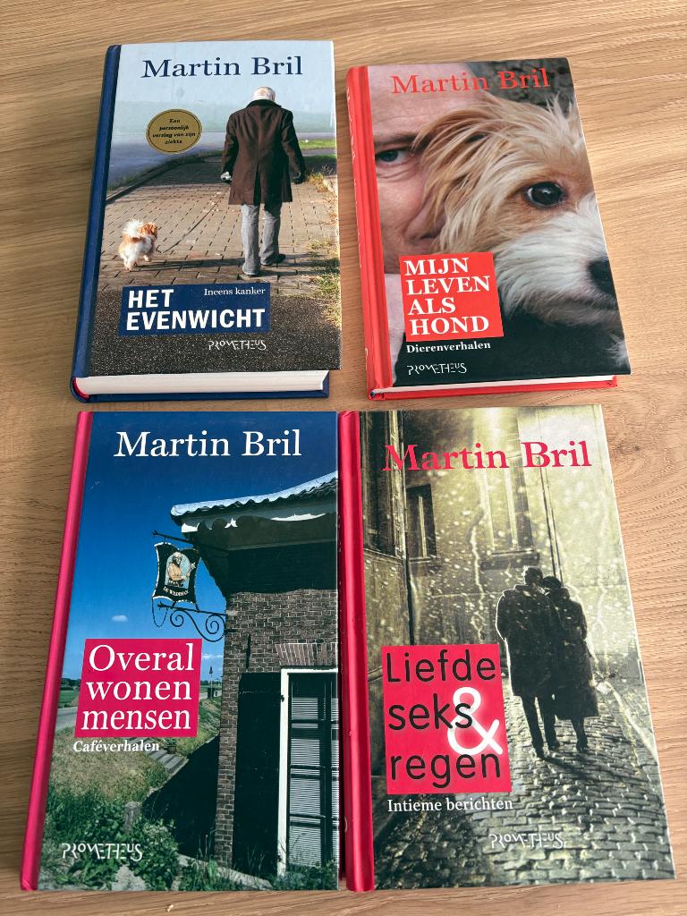 Vier boeken van Martin Bril, ook apart te koop, Ophalen of Verzenden, Zo goed als nieuw